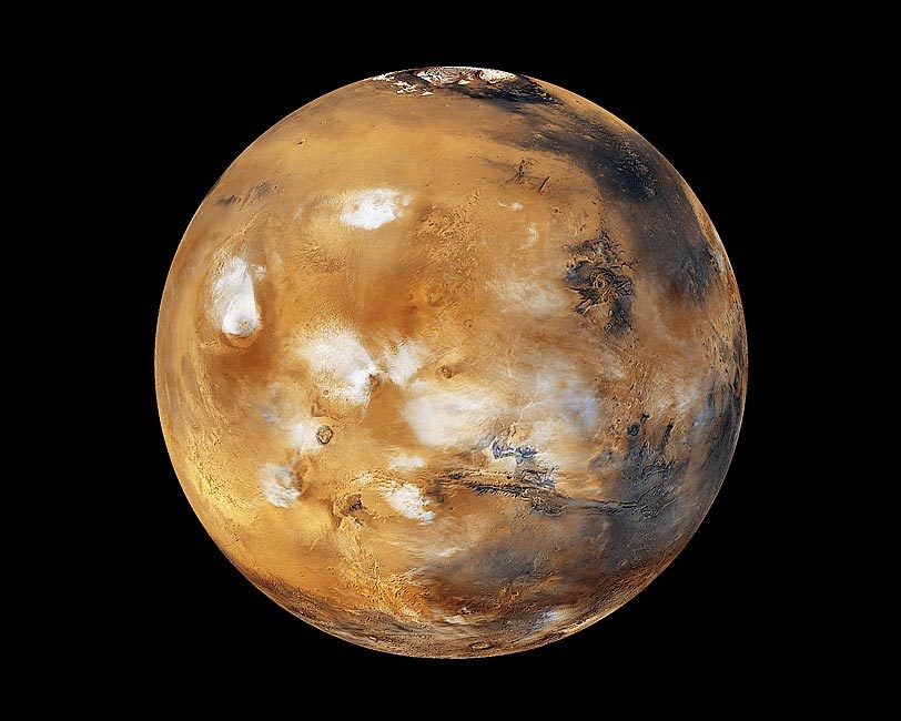 NASA MARS GLOBAL SURVEYOR MARS FROM SPACE 8x10 GLOSSY PHOTO PRINT
