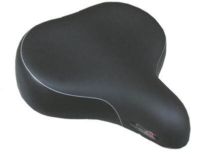 Endzone Tourensattel XL Fahrradsattel extra breit mit Elastomer-Federung Sattel