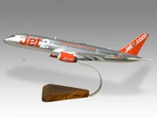 Boeing 757-200 Jet2 Desk Wood Airplane New Model Small Scale 1/130