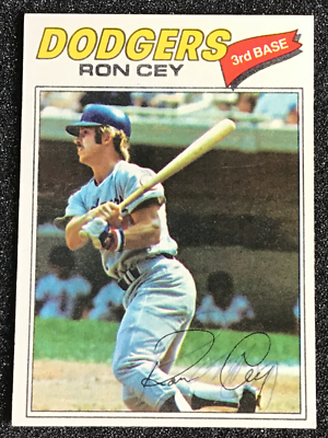 1977 Topps Baseball RON CEY AUTOGRAPHED Card #50 Blue Ink NM | eBay