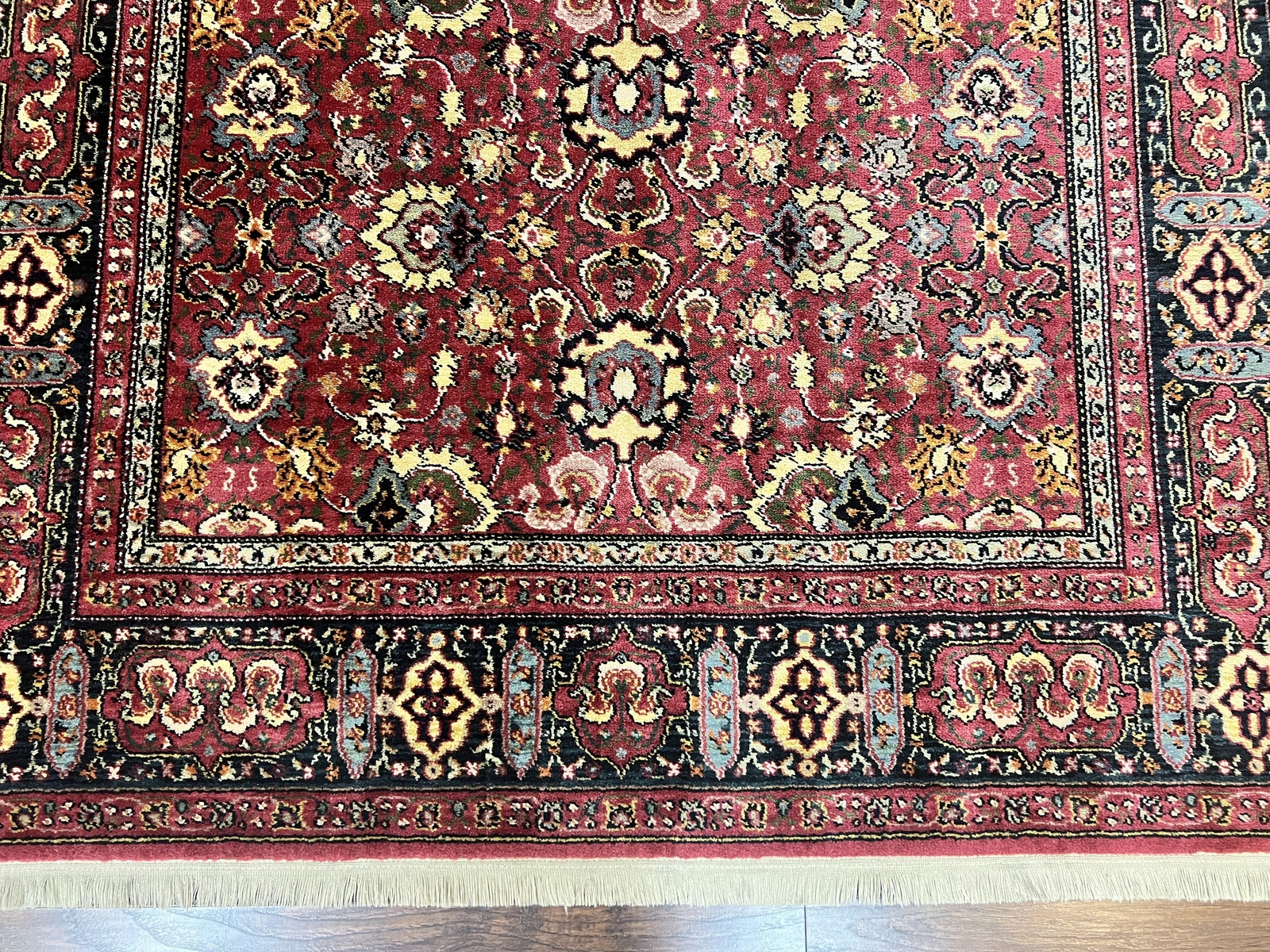 Karastan Rug 6x9 Williamsburg Herati #558 Wool Vintage Area Rug