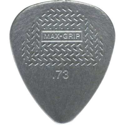 Dunlop 449P73 Max-Grip Nylon Standard Guitar Picks, .73mm, 12-Pack
