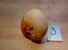 Osterei Holzei gedrechselt Holunder #3