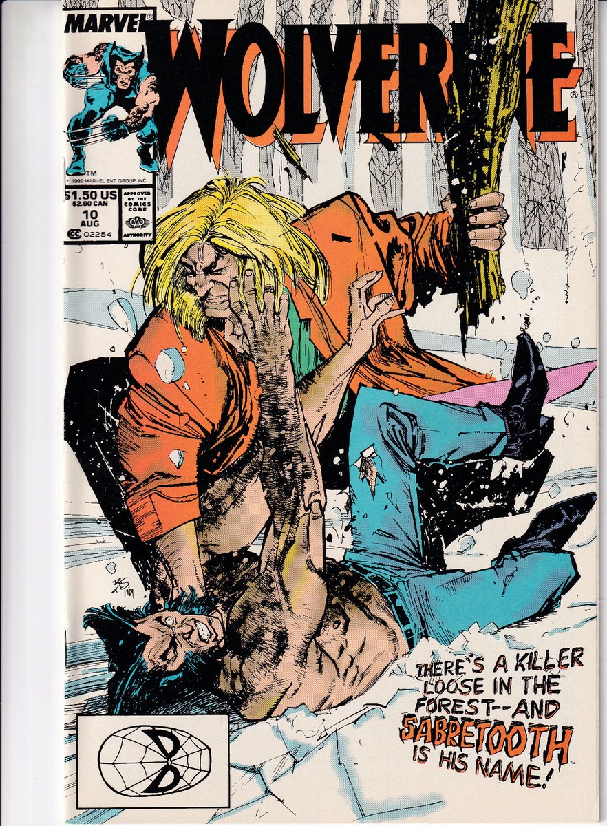 WOLVERINE Vol. 2 # 10 August 1989 MARVEL Comics - Silver Fox | eBay
