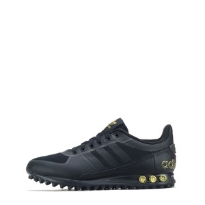 adidas la trainer black and gold