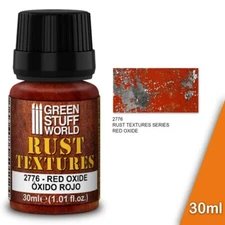 Textures de rouille - RED OXIDE RUST 30ml - pâte imitation peinture pigment
