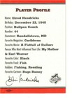 Baltimore Orioles Elrod Hendricks autographed 3.5 x 5 team issued card Vintage — photo 2
