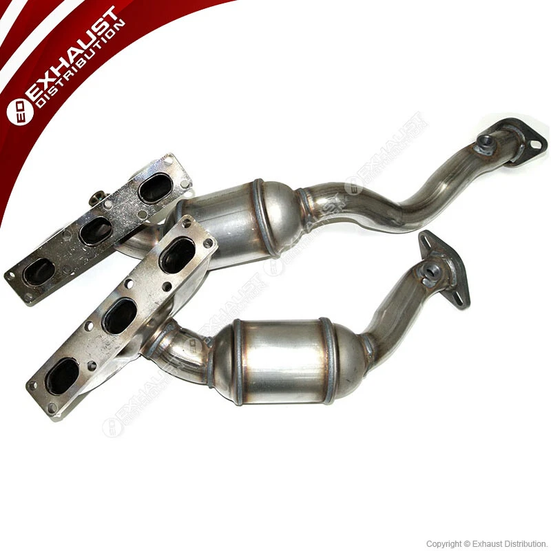 Convertidores catalíticos colector delantero y trasero BMW 525i 2001-2003 2 PIEZAS Foto 2 de 3