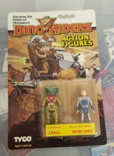 VINTAGE 1987 DINO RIDERS FANG/MERCURY SEALED NEW REALLY NICE MOSC MOC