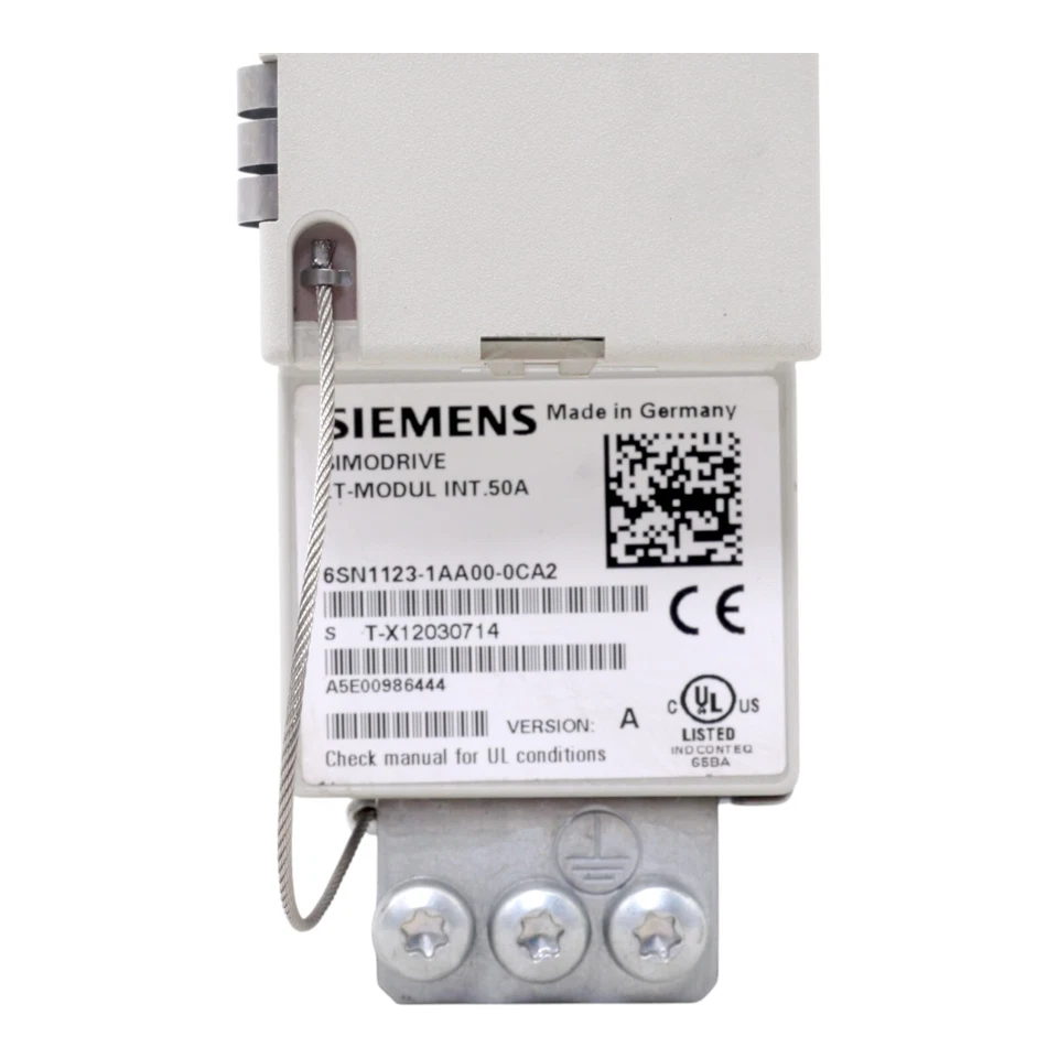 SIEMENS 6SN1123-1AA00-0CA2 + 6SN1118-0DM11-0AA1 SIMODRIVE 611 POWER MODULE - Bild 3 von 4