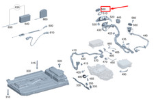Cache prise de charge MERCEDES-BENZ EQC A0005457033