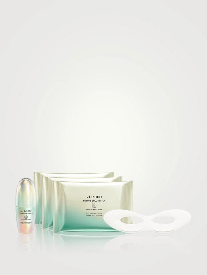SHISEIDO Future Solution LX Legendary Enmei Ultimate Luminance Serum Set NEW - Image 3 of 4