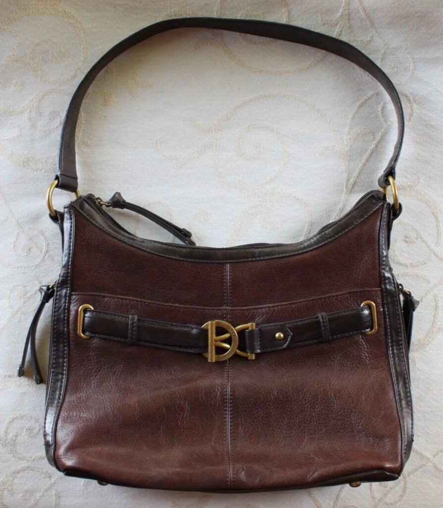 Tignanello purse with side pockets hot sale