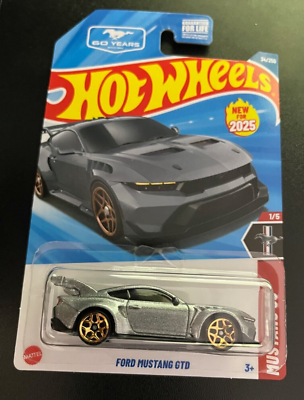 ミニカー Hot Wheels RC Ford Mustang GTD Hot Wheels RC 1:64 Scale Ford Mustang GTD, Battery-Powered Remote