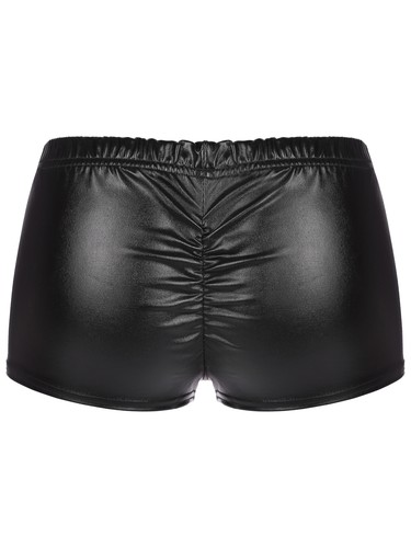 Damen Mini Hot Pants glänzend metallic Rave Tanz Booty Shorts Tanzkostüm - Bild 24 von 46