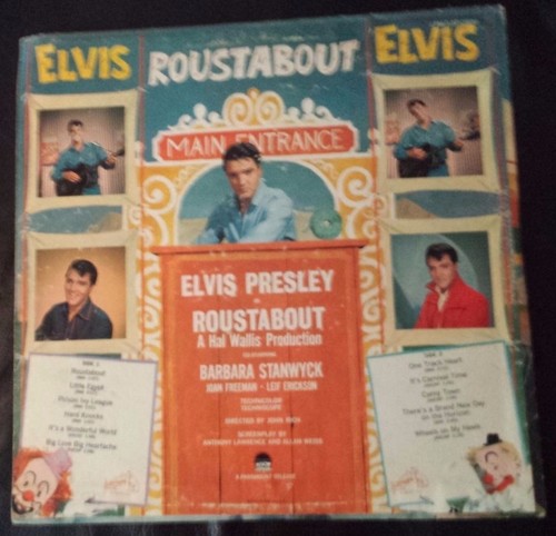 ELVIS PRESLEY ALBUM "ROUSTABOUT' MONO ON BOTTOM 1ST PRESS US - Picture 2 of 4