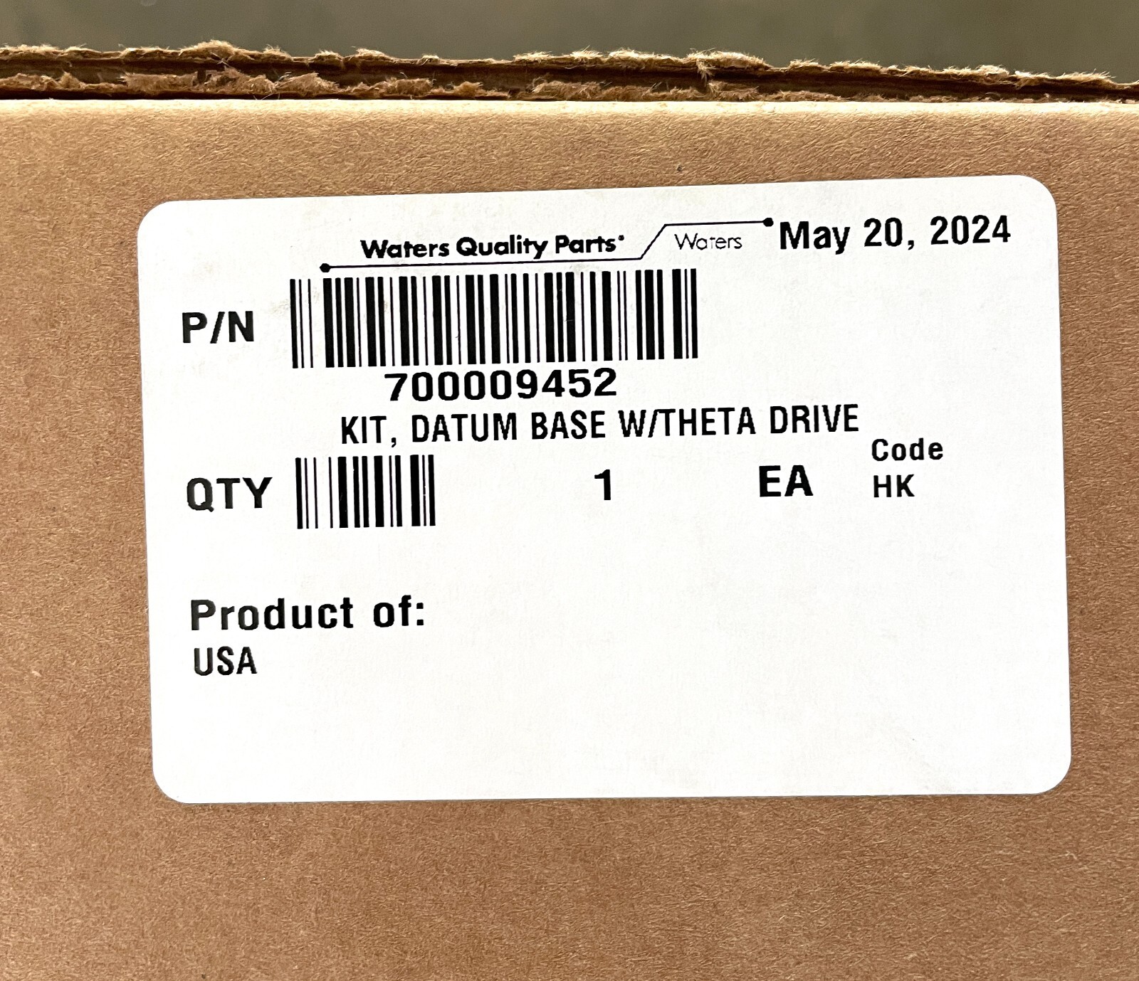 Waters Kit Datum Base w/ Theta Drive p/n 700009452 for sale online 