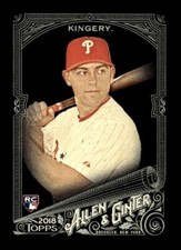 2018 TOPPS ALLEN GINTER X BASEBALL BASE CARD #167 Scott Kingery Phillies RC