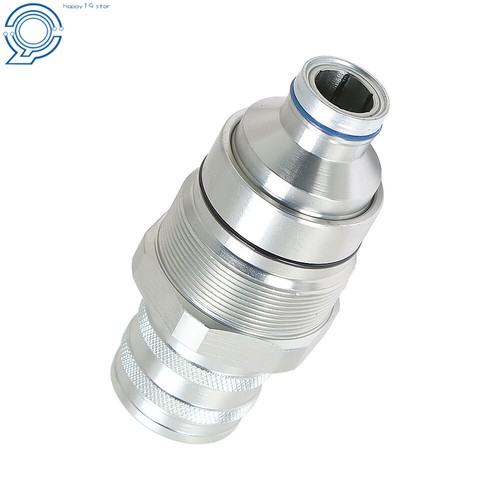 7246802 Female Flat Face Coupler Compatible With For Bobcat 753 863 S175 S650New - Picture 10 of 14