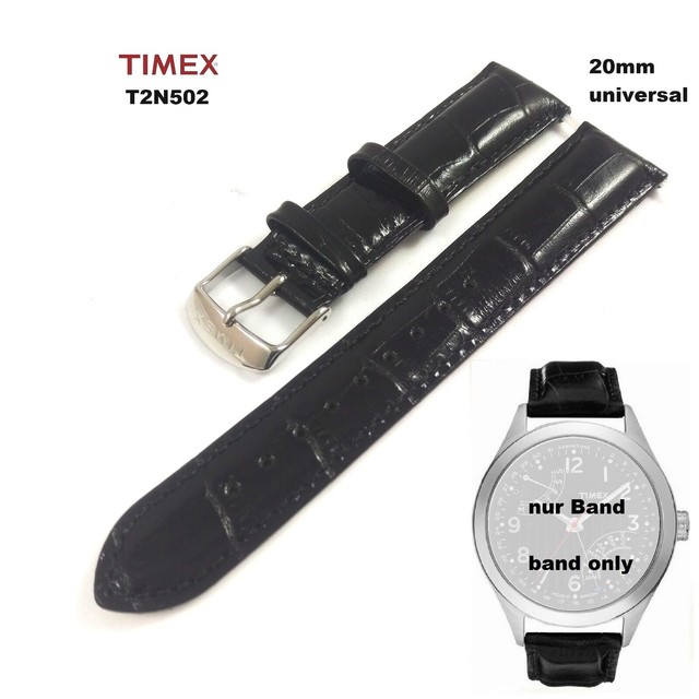Timex Cinturino di Ricambio T2N502 Iq T Serie Perenne Calendario 20mm  Universal | Acquisti Online su eBay