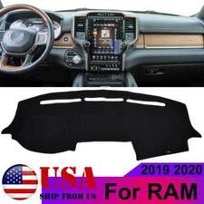 For Dodge Ram 1500 2500 3500 2019 2020 Dash Cover Dashmat Dashboard Mat Carpet