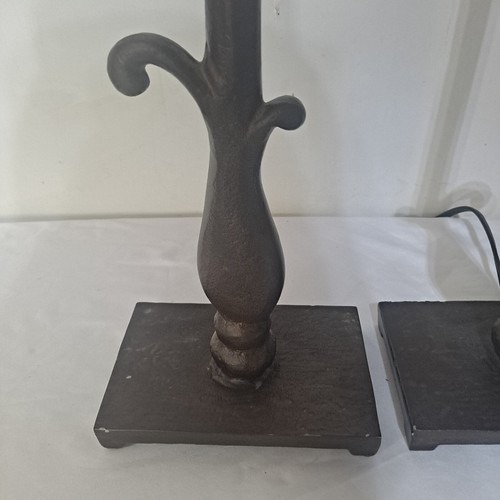 Pair Of Pottery Barn Tall Buffet Table Lamps Approx 39” In Tall No Shades - Picture 11 of 15