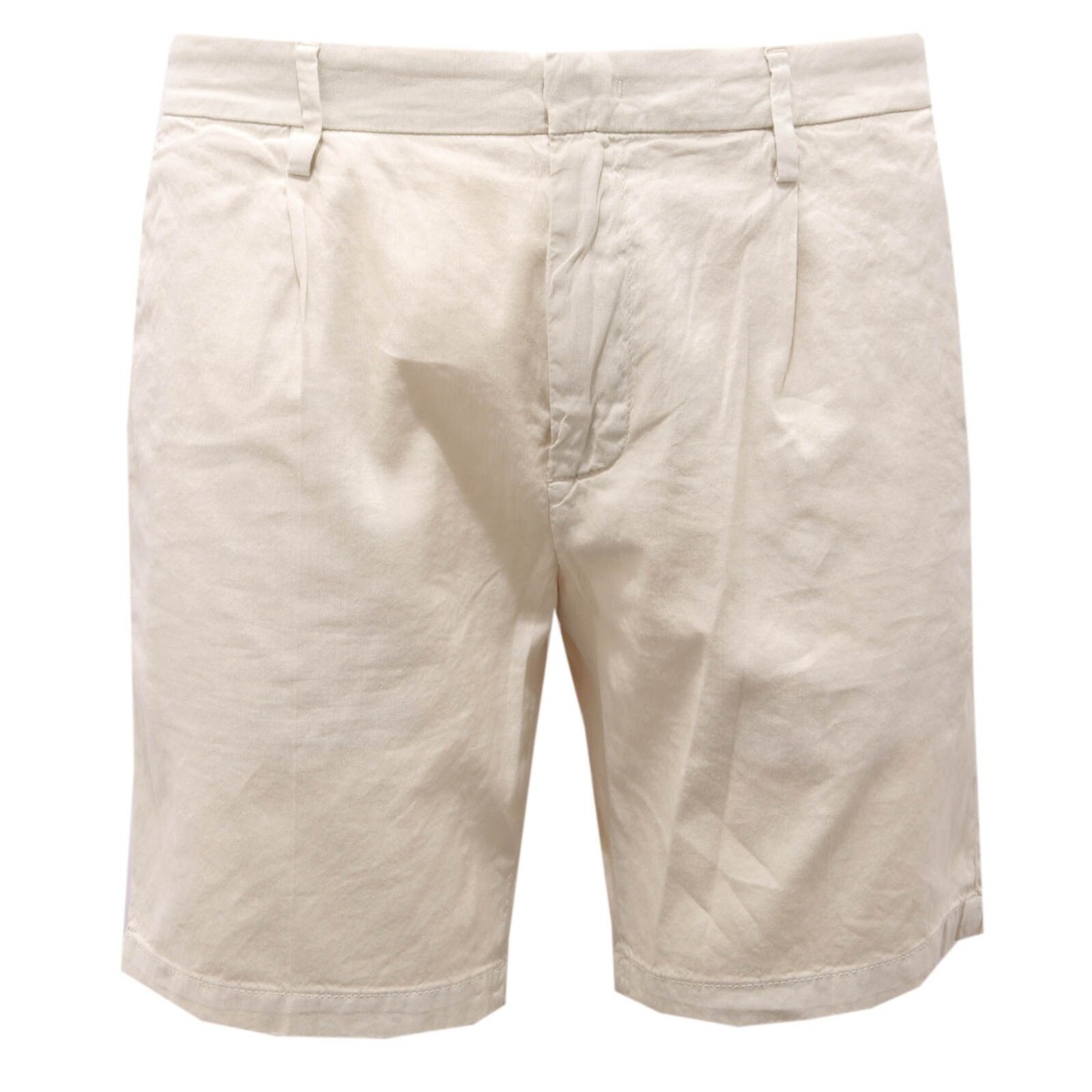 6309AH мужские шорты-бермуды uomo DONDUP off white из хлопкальна 31590₽