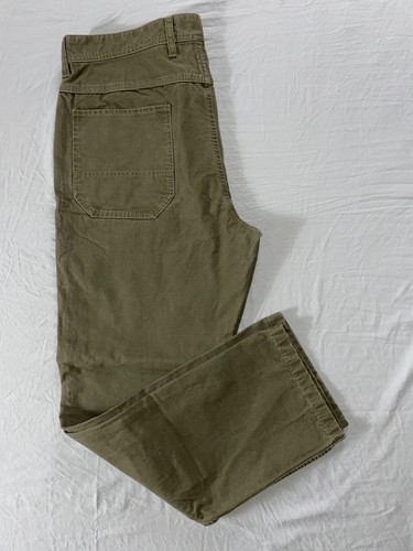 Wallace & Barnes by J Crew Double Knee Carpenter Pants. Olive, Men's 36X31. EUC! - 第 2/9 張圖片