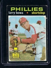 1971 O-Pee-Chee, OPC, Baseball #233 Larry Bowa, Philadelphia Phillies, VG!
