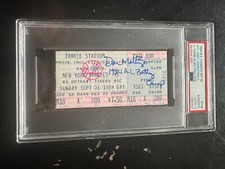 DON MATTINGLY WINS BATTING TITLE 🔥1984 Yankees Ticket 🔥PSA AUTO 10📈POP 1⚾️