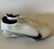 Nike Mens 15 WIDE Vapor Edge Elite 360 Flyknit Football Cleats White CV6317-100