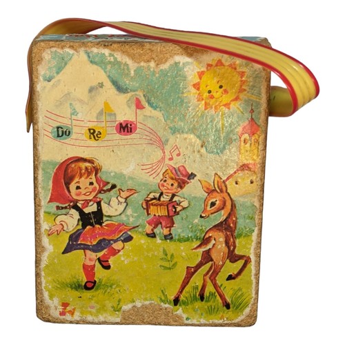 2 Vtg 762 759 Fisher Price Music Box Pocket Radio Raindrops Do Re Mi Toy 1972 - Picture 3 of 17