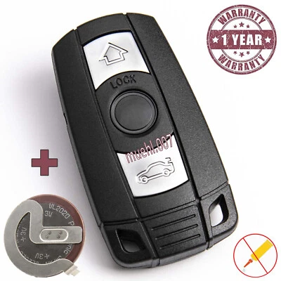 CHIAVE GUSCIO 3 PUL PER BMW 120 1 E81 3 320 E90 E92 5 E91 E87 + VL2020 BATTERIA
