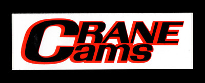 Vtg Crane Cams Sticker 4'' Hot Rod Drag Race Racing Nostalgia Speed Shop Florida
