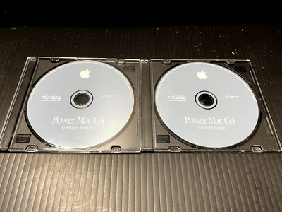 Apple Power Mac G4 Software Restore & Install CD Disks Version 9.0.4 CD Vintage