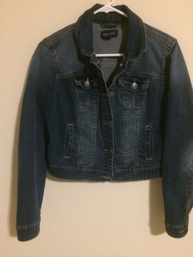 womens new look jean jacket size small