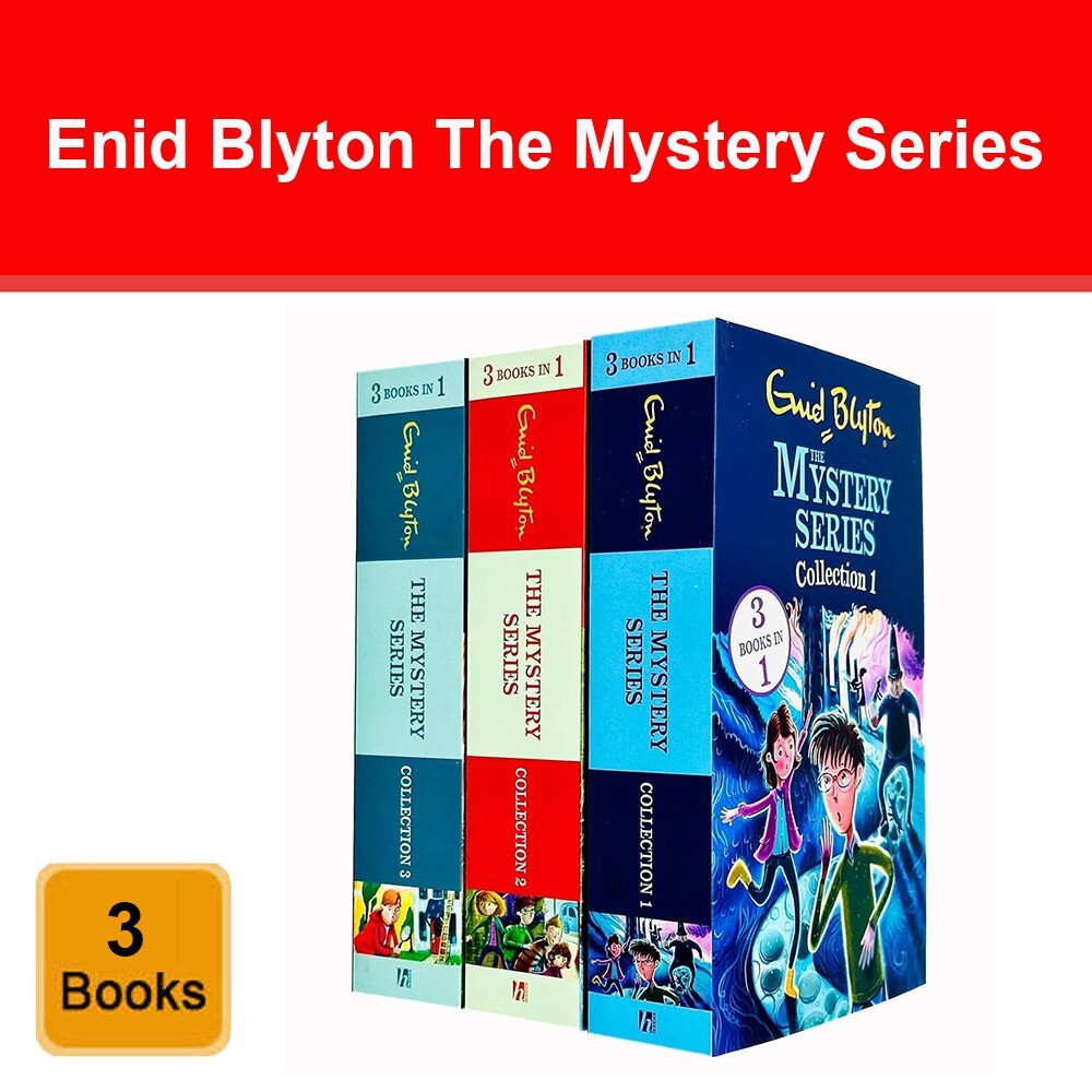 Mystery Series Collection 1-3 Books Set by Enid Blyton 9 Stories (3 Books in 1)
