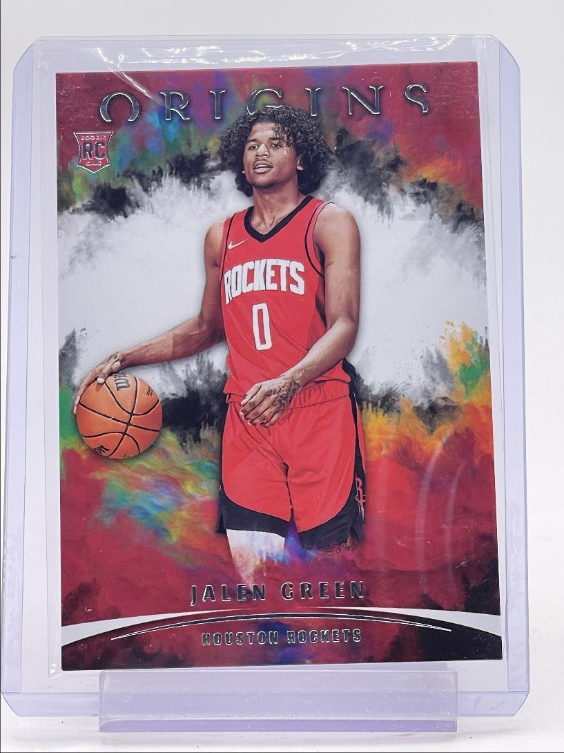 JALEN GREEN 2021-22 ORIGINS BASKETBALL ROOKIE VARIATION ROCKETS RC Q5084