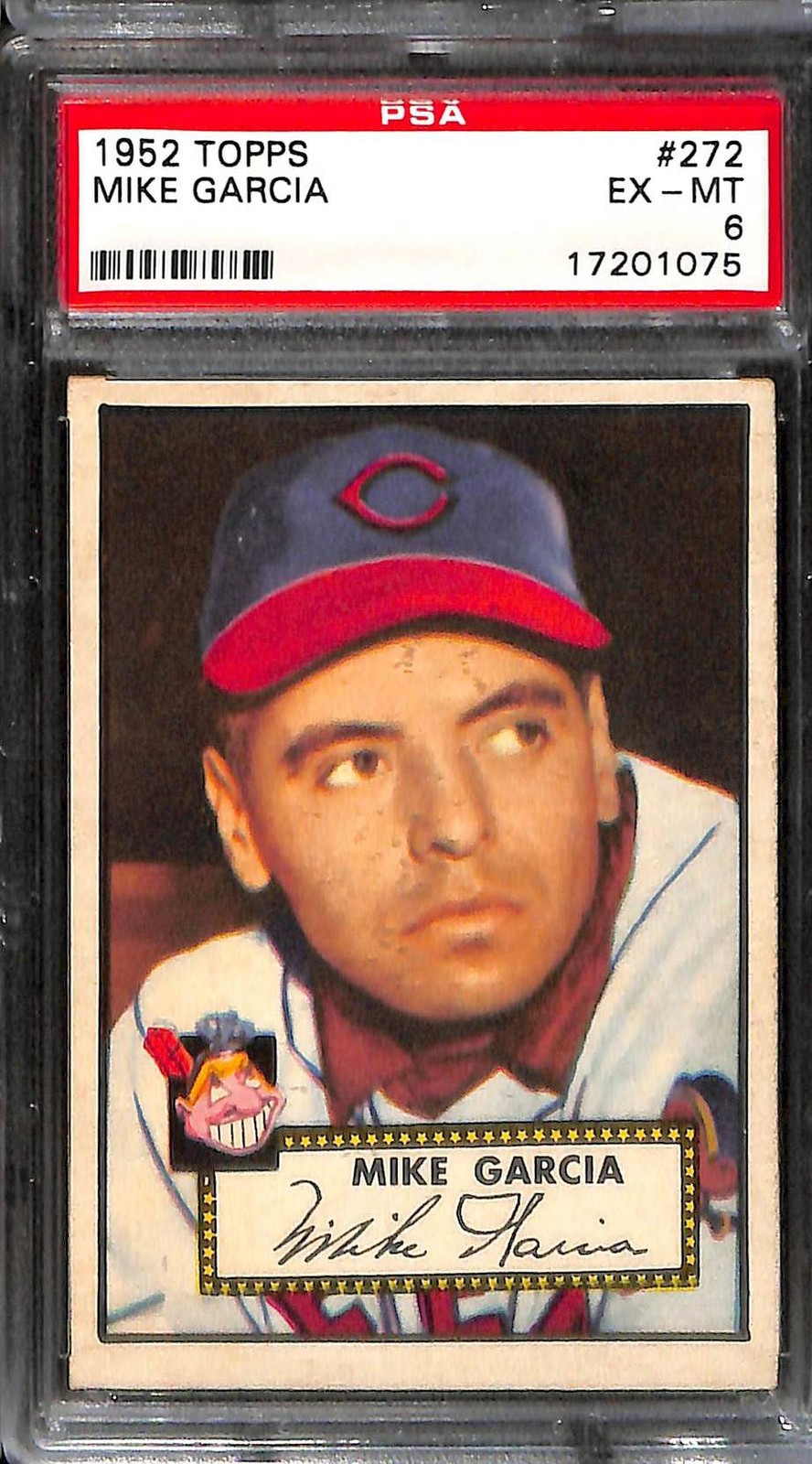 1952 TOPPS #272 MIKE GARCIA PSA 6 EX-MT 17201075
