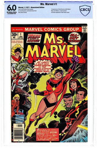 Ms. Marvel #1 CBCS 6.0 1977 22-2C305D4-002 1st app. Ms. Marvel