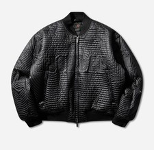 Jordan Flight Varsity Full-Zip Quilted Jacket Black Men's Size S II5314-010 New