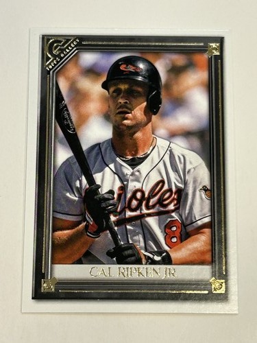 2021 Topps Gallery Cal Ripken Jr. [Blue] #50 card