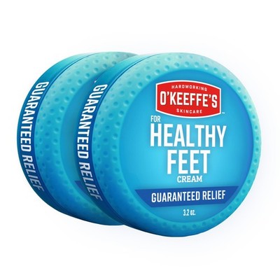 for Healthy Feet Foot Cream - 3.2 oz Jar (2 Pack) - Guaranteed Relief for Ext...
