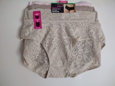 NEW Maidenform 3 Pack Perfect Fit Hipster Panties L Multi-Color DM3SLH