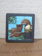 VTG 1993 DaMert Company 3D Sea Otter Animal Slide Puzzle Raised Jigsaw READ