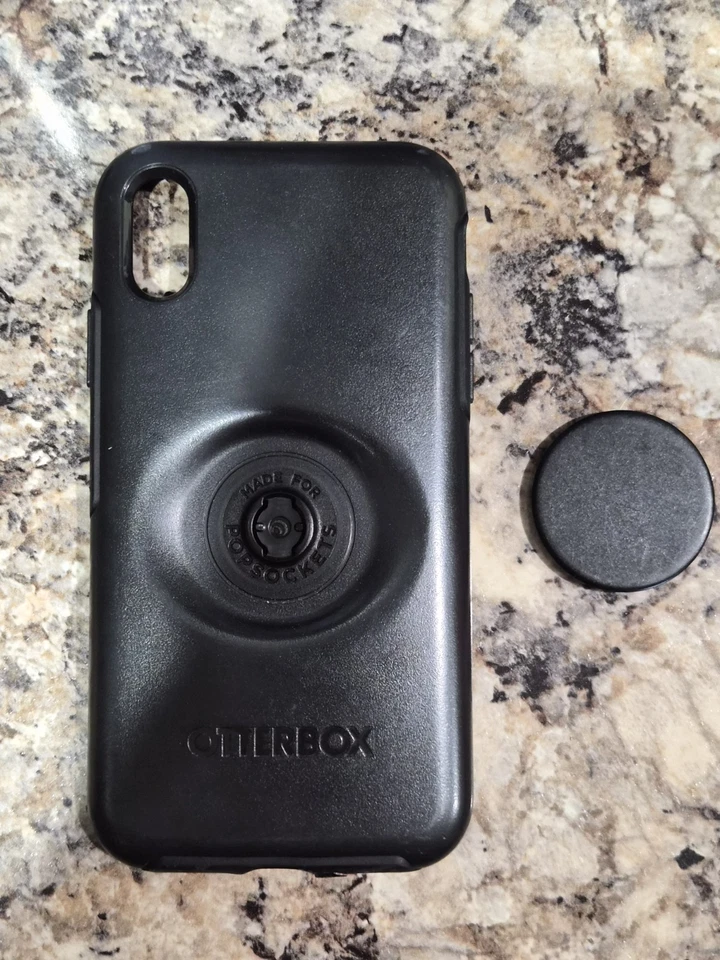 Funda OTTERBOX Otter + Pop Symmetry Series para Apple iPhone XR - Negra Foto 2 de 4