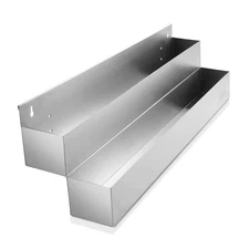 OPEN BOX - 22" Double Tier Speed Rail - Stainless Steel Liquor Bottle Bar Rack