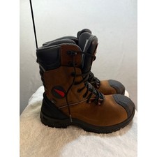 Red Wing Waterproof Work Boots Mens Brown Lea...