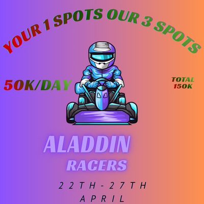 #ad 🎮 Monopoly Go 🌞 Aladdin RACERS RaceEvent Winning and Points $32.97