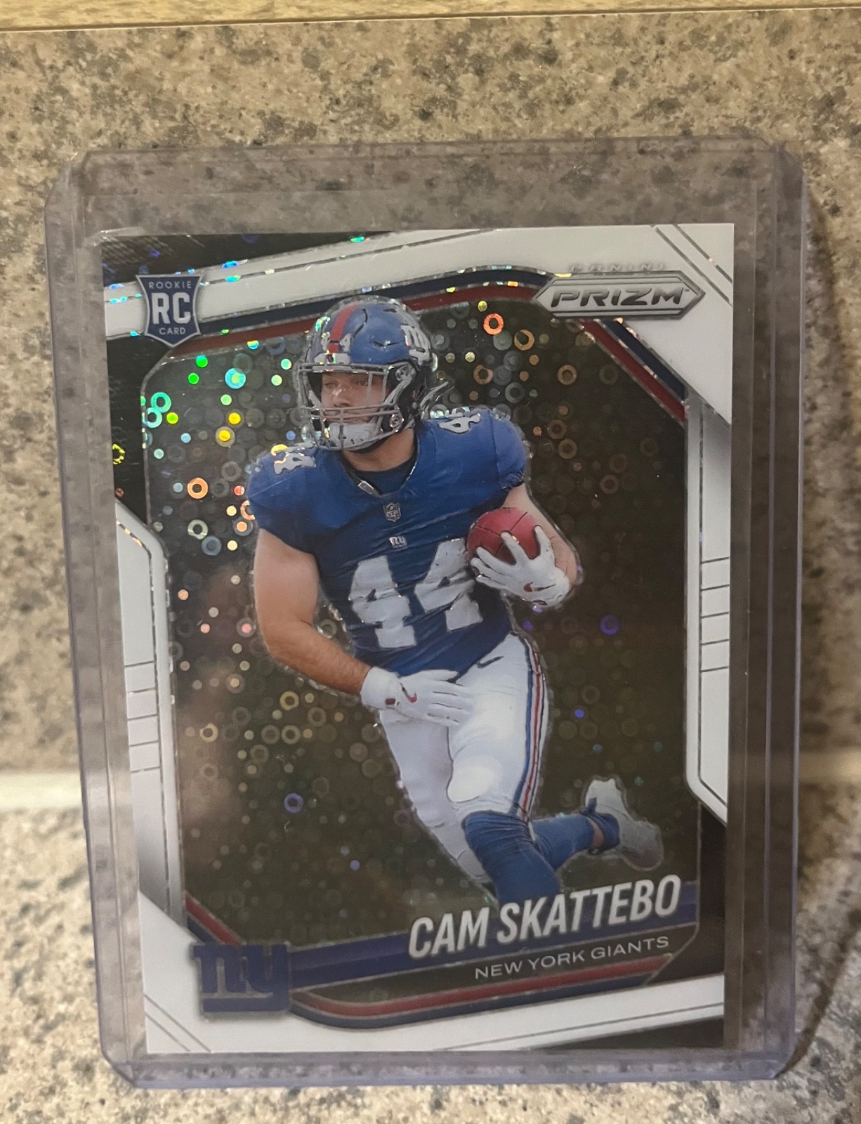 2025 Panini Prizm - Rookies Cam Skattebo #363 White Disco Prizm (RC)